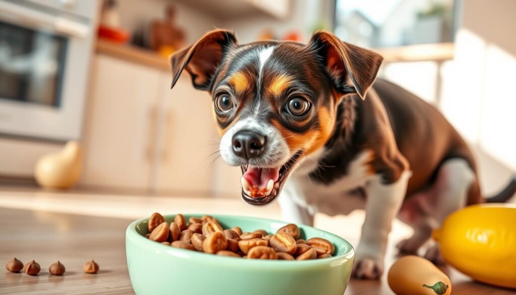 jack russell and chihuahua mix eating