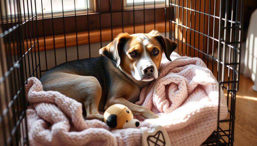 dog crate acclimation