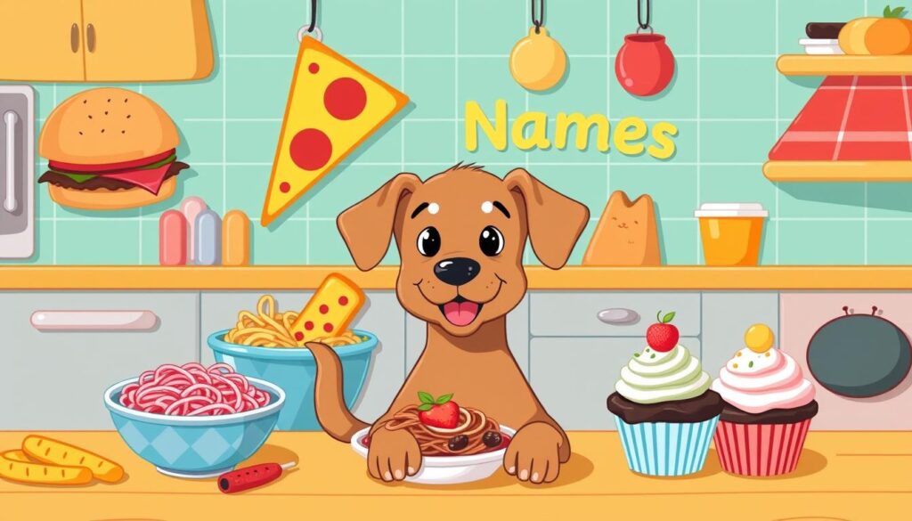 food-inspired dog names